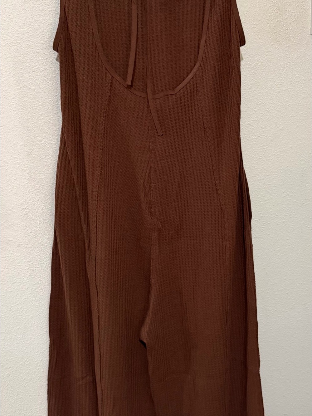 Zenana Outfitters Brown Ribbed Sleeveless Jumpsuit -Brown NWOT - Picture 5 of 14